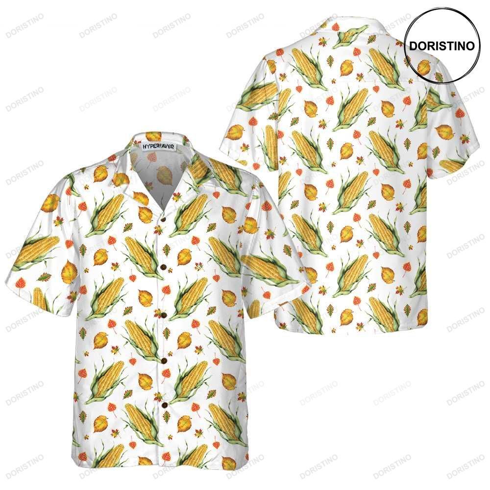 Corns And Leaves Corn On The Cob Best Corn For Men Gift Idea Awesome Hawaiian Shirt