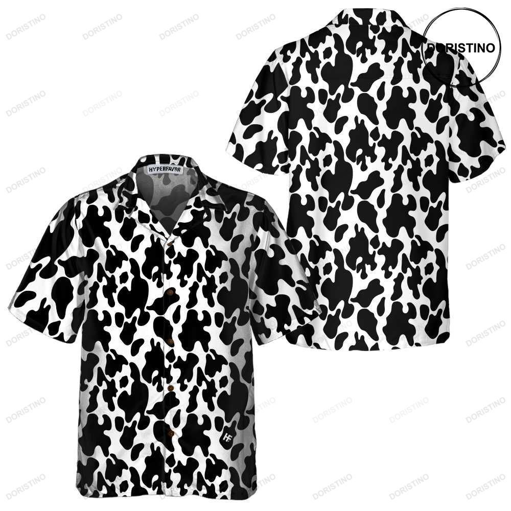 Cow Print Seamless Pattern Cow Cow Prin For Men And Women Limited Edition Hawaiian Shirt