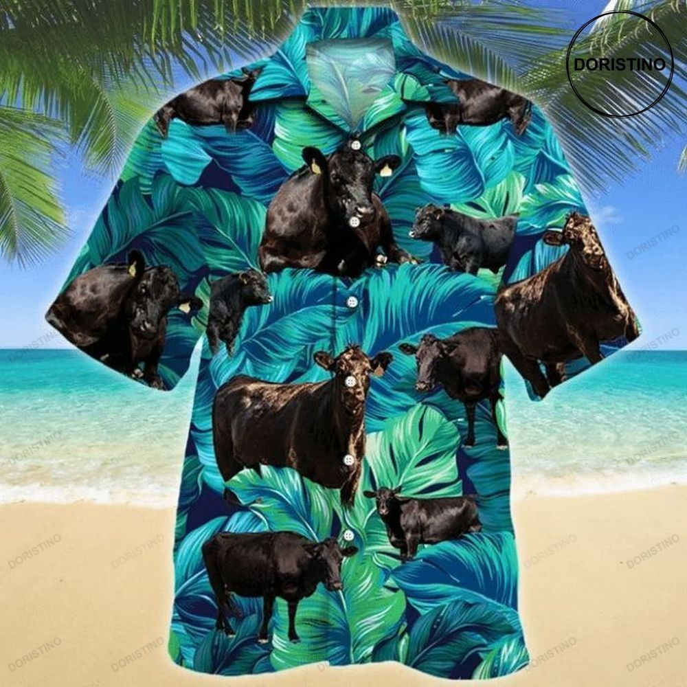 Cow Tropical Print Limited Edition Hawaiian Shirt