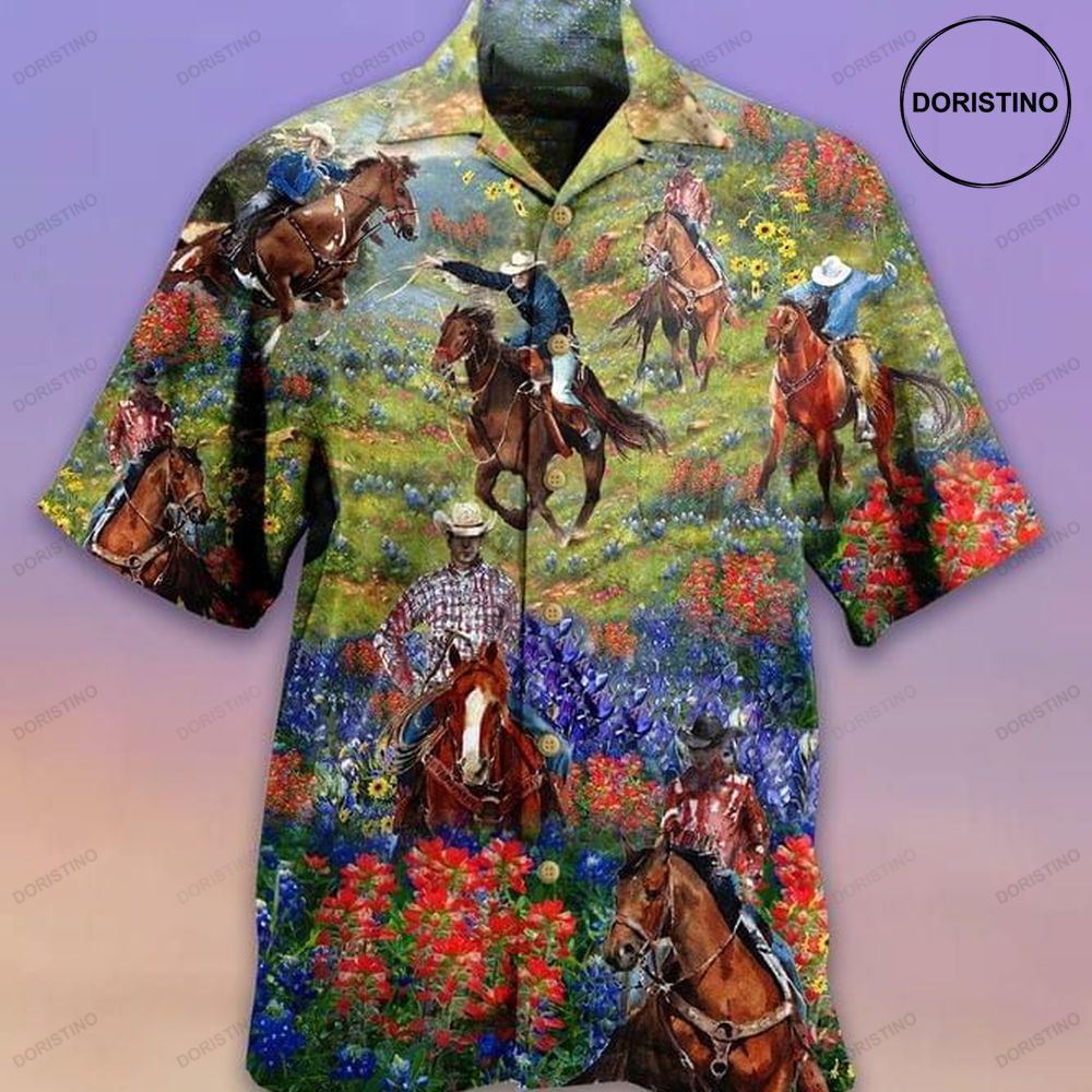 Cowboy Print Limited Edition Hawaiian Shirt