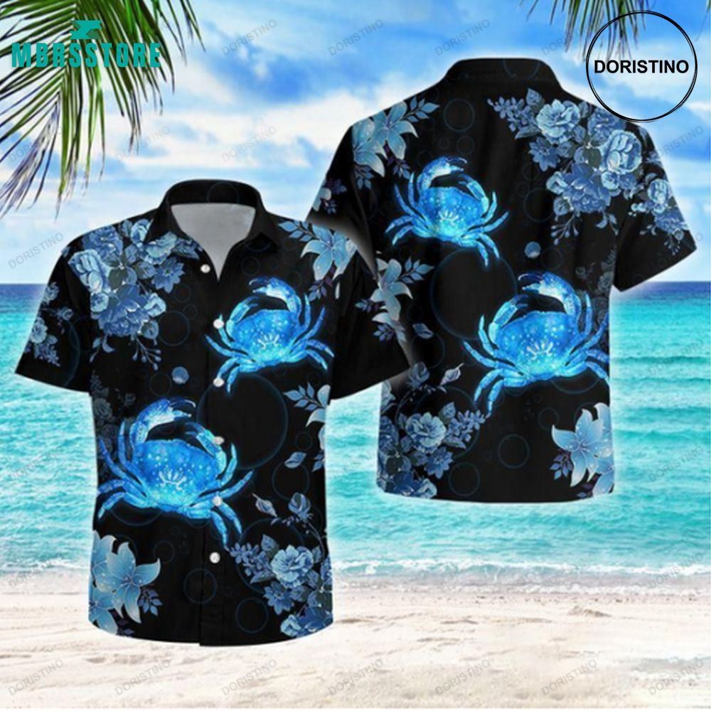 Crab Blue Maryl Crab Commercial Vacation Summer Awesome Hawaiian Shirt