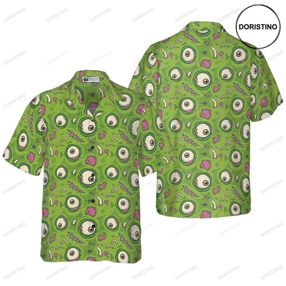 Creepy Halloween Zombie Skin Limited Edition Hawaiian Shirt