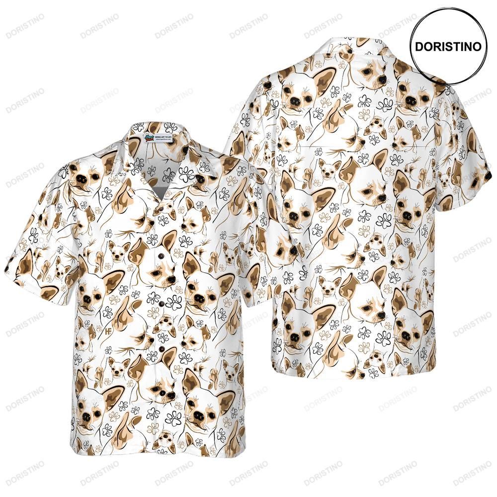 Cute Chihuahua For Men Limited Edition Hawaiian Shirt