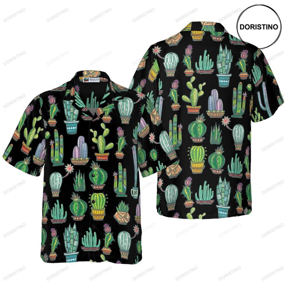 Cute Colorful Cactus Awesome Hawaiian Shirt