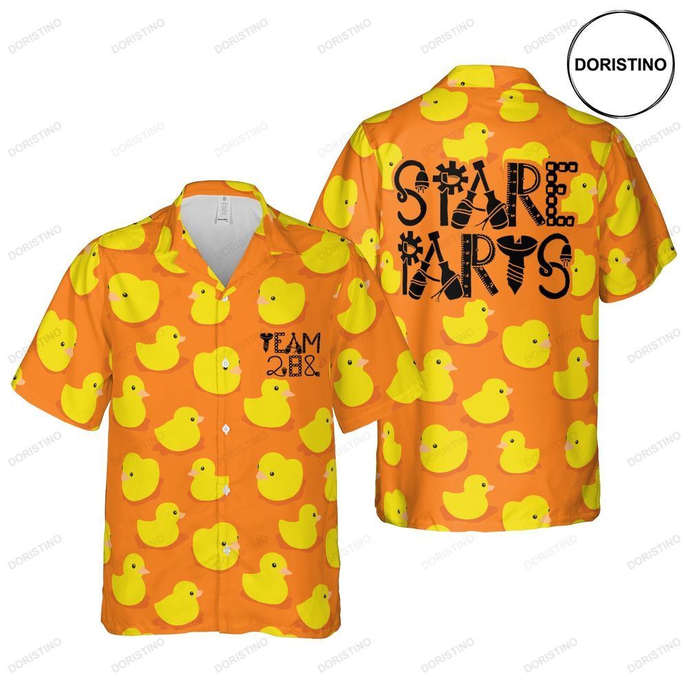 Cute Duck Pattern Hawaiian Shirt