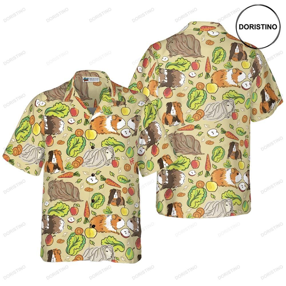 Cute Guinea Pig For Men Hawaiian Shirt