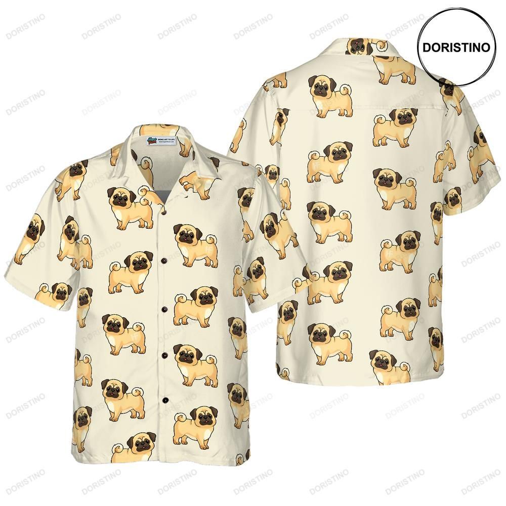 Cute Pugs For You Awesome Hawaiian Shirt