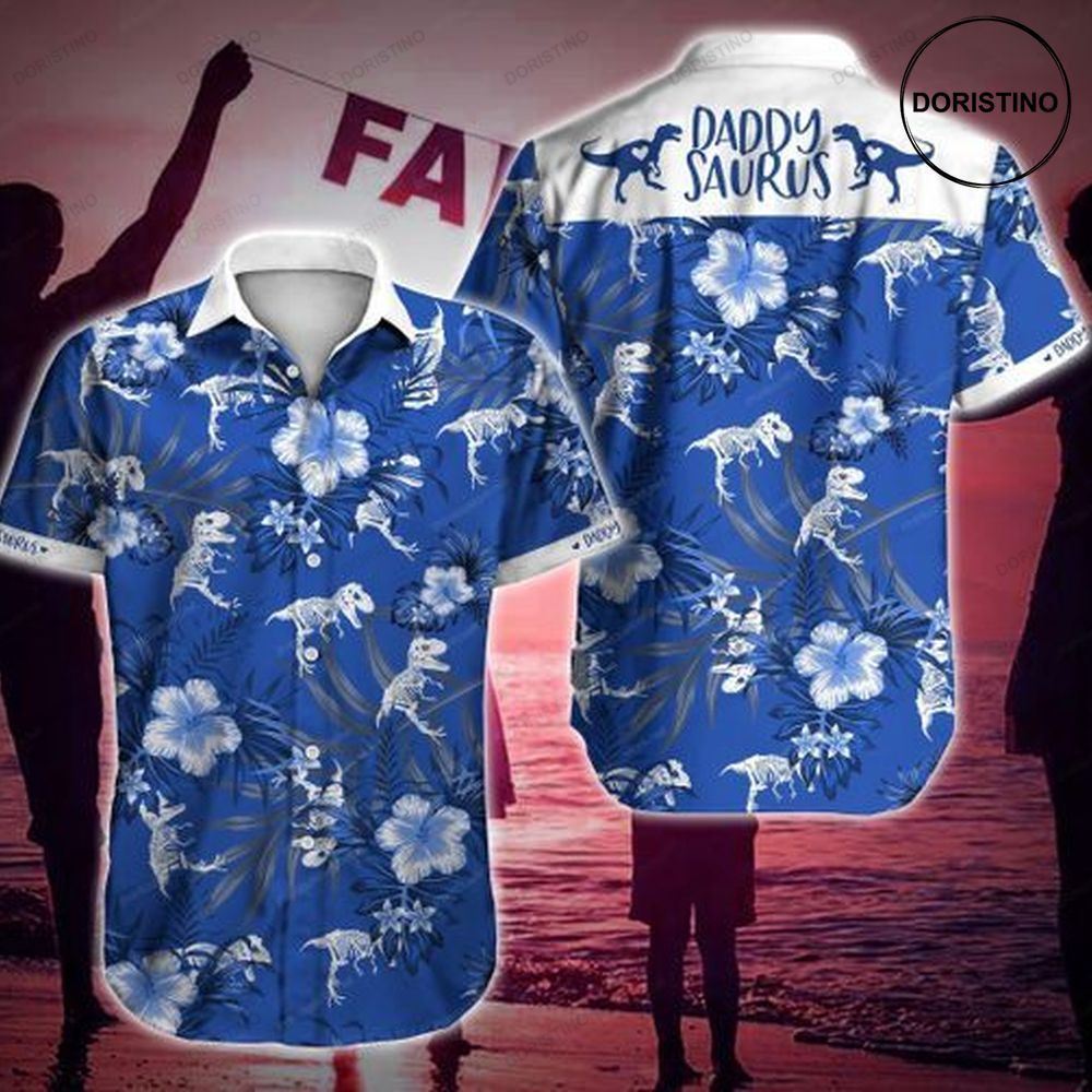 Daddysaurus Ii Hawaiian Shirt