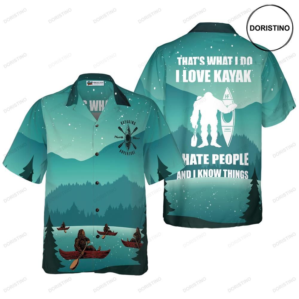 Darryl Love Kayak Hate People Limited Edition Hawaiian Shirt