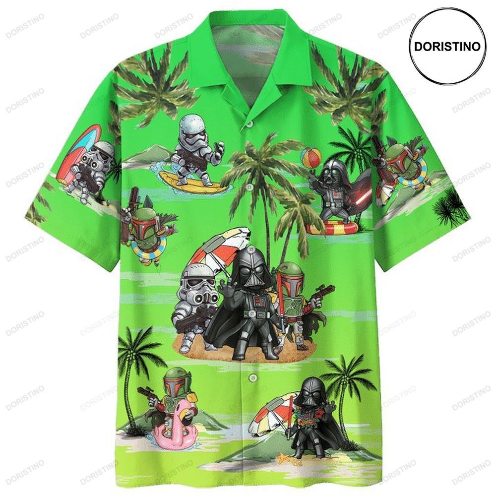 Darth Vader Summer Time 6 Print Hawaiian Shirt