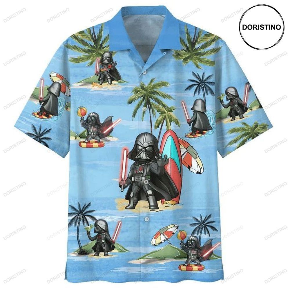 Darth Vader Summer Time Print Awesome Hawaiian Shirt