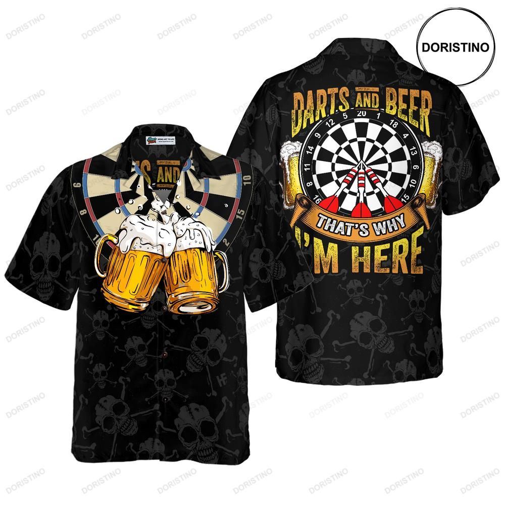 Darts And Beer Best Gift For Beer Lovers Limited Edition Hawaiian Shirt