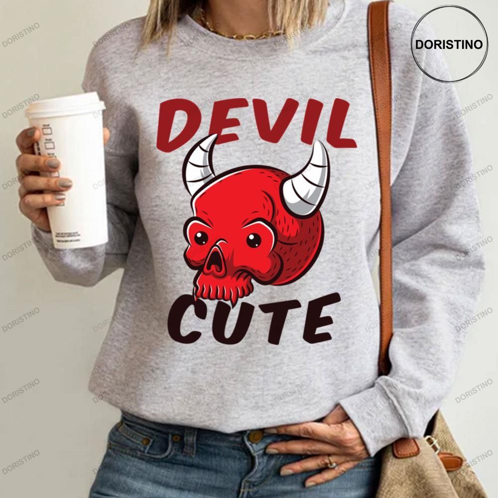 Cute Little Devil Cartoon Shirt