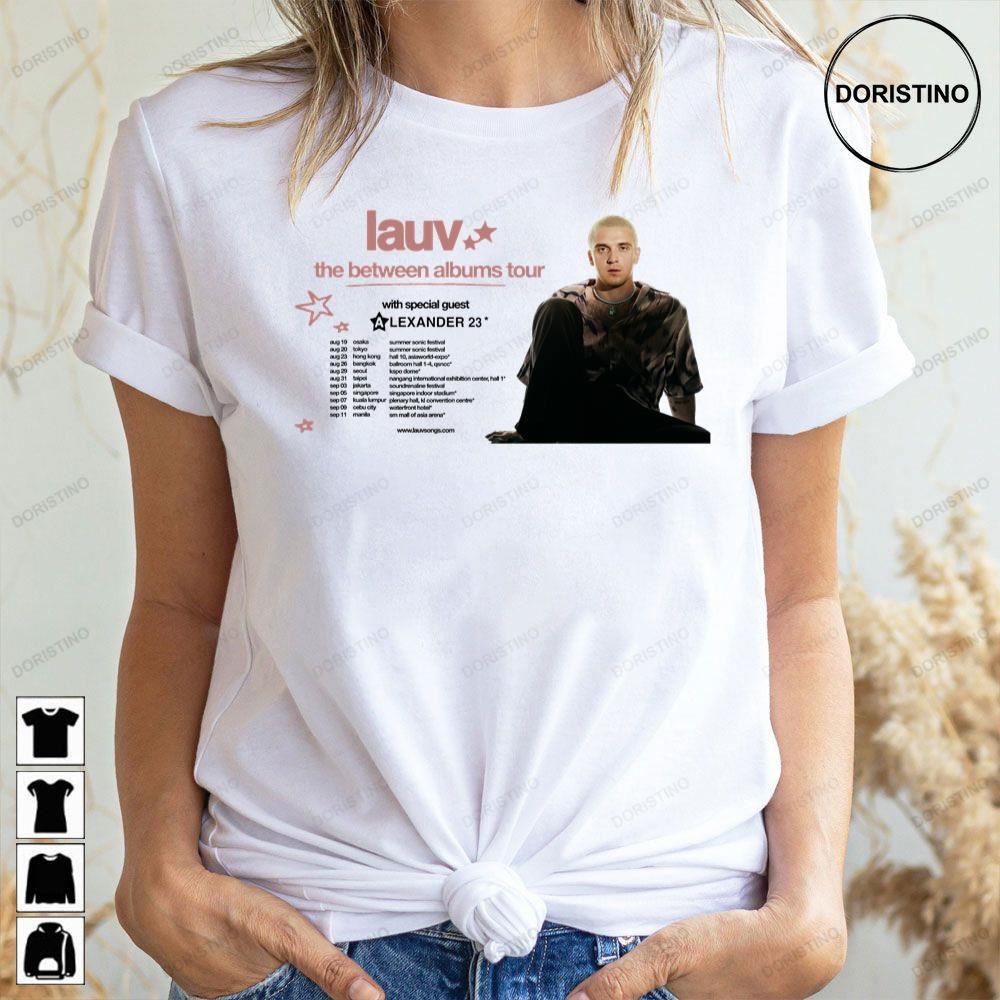 Lauv 2023 Tour Limited Edition T-shirts