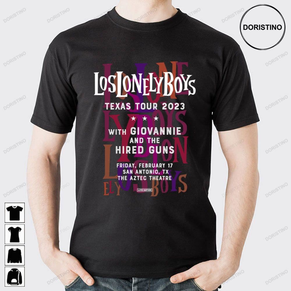Los Lonely Boys Texas Tour 2023 Limited Edition T-shirts