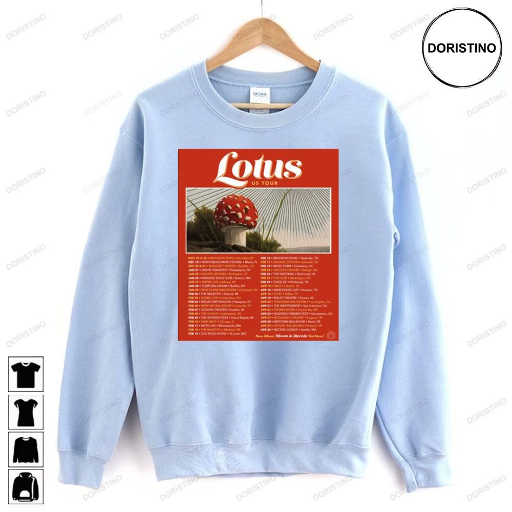 Lotus 2023 Tour Dates Limited Edition T-shirts
