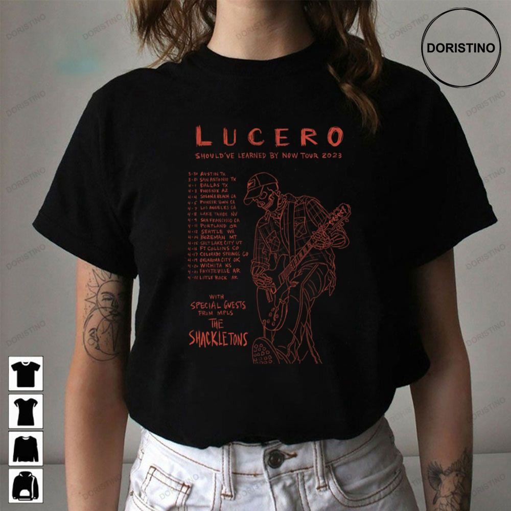 Lucero 2023 Tour Dates Limited Edition T-shirts