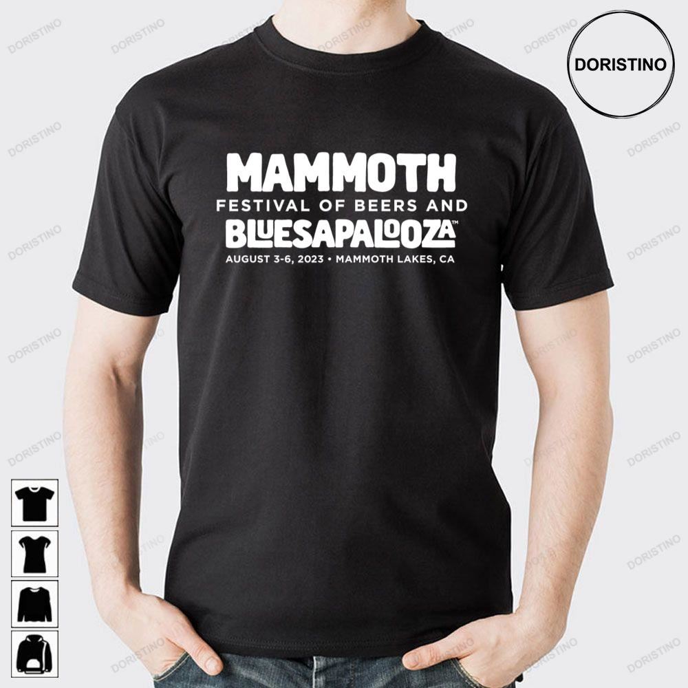Mammoth Festival Of Brews And Bluesapalooza 2023 Logo Trending Style