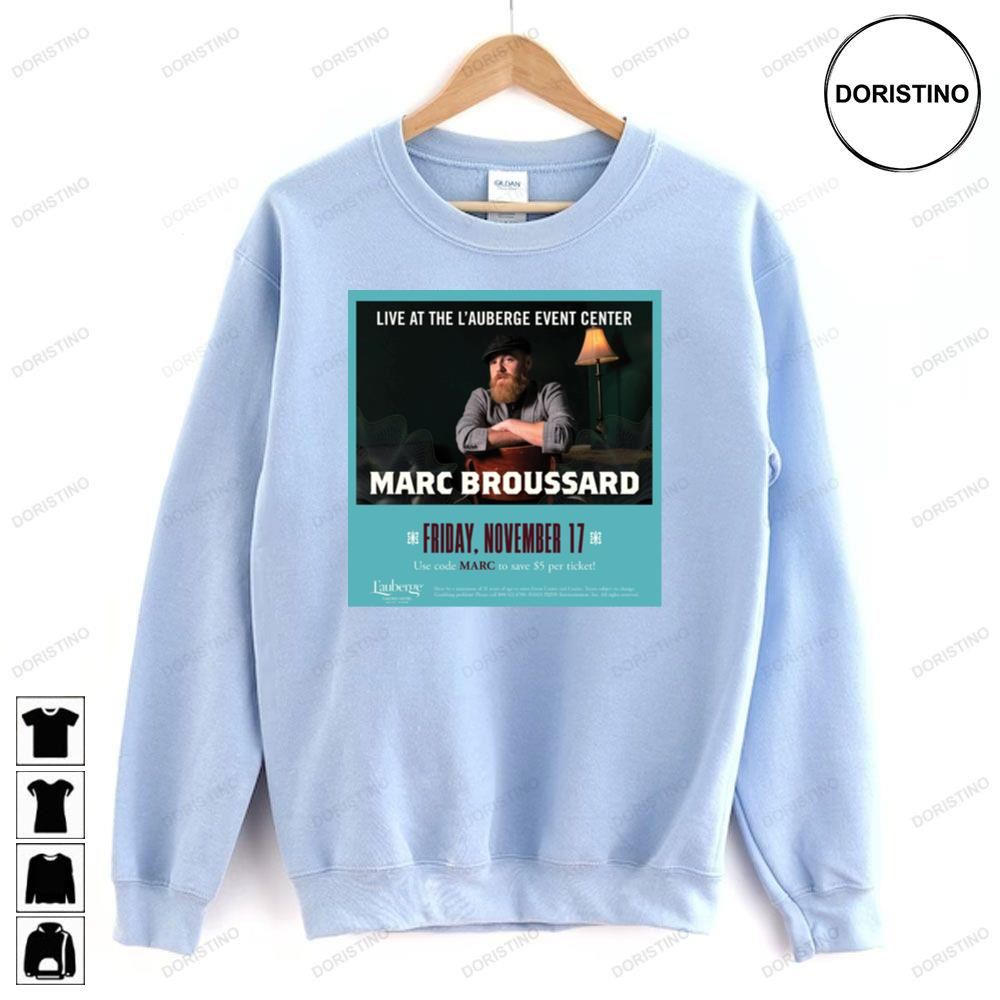 Marc Broussard Live 2023 Limited Edition T-shirts