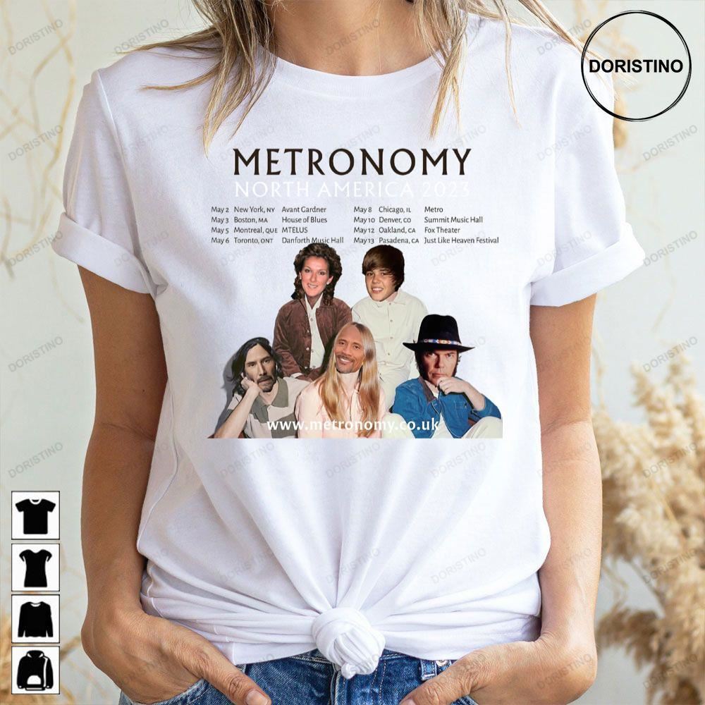 Metronomy North America 2023tour Awesome Shirts
