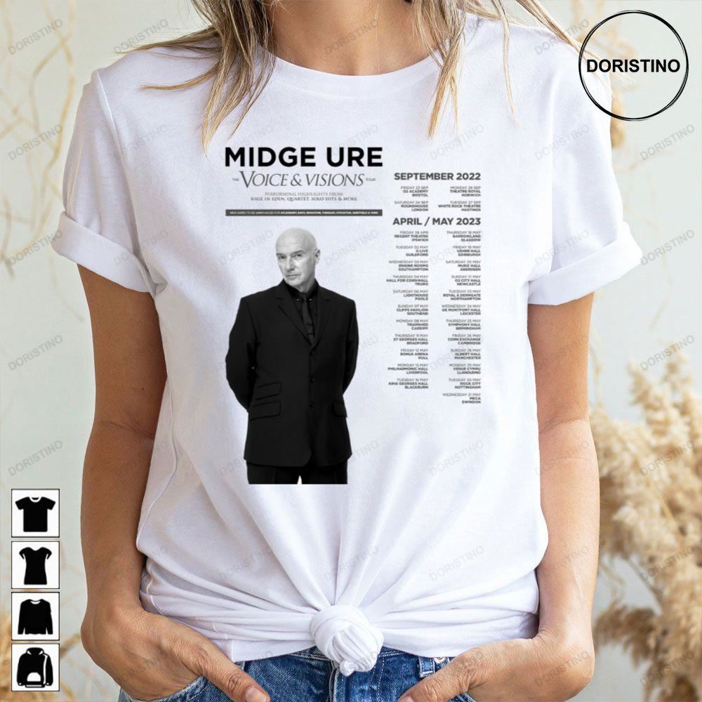 Midge Ure 2022 2023 Tour Trending Style