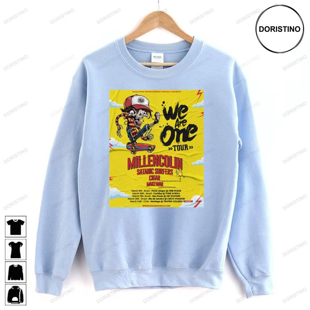 Millencolin We Are One March 2023 Tour Limited Edition T-shirts