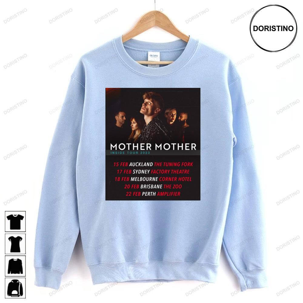 Mother Mother Inside Tour 2023 Limited Edition T-shirts