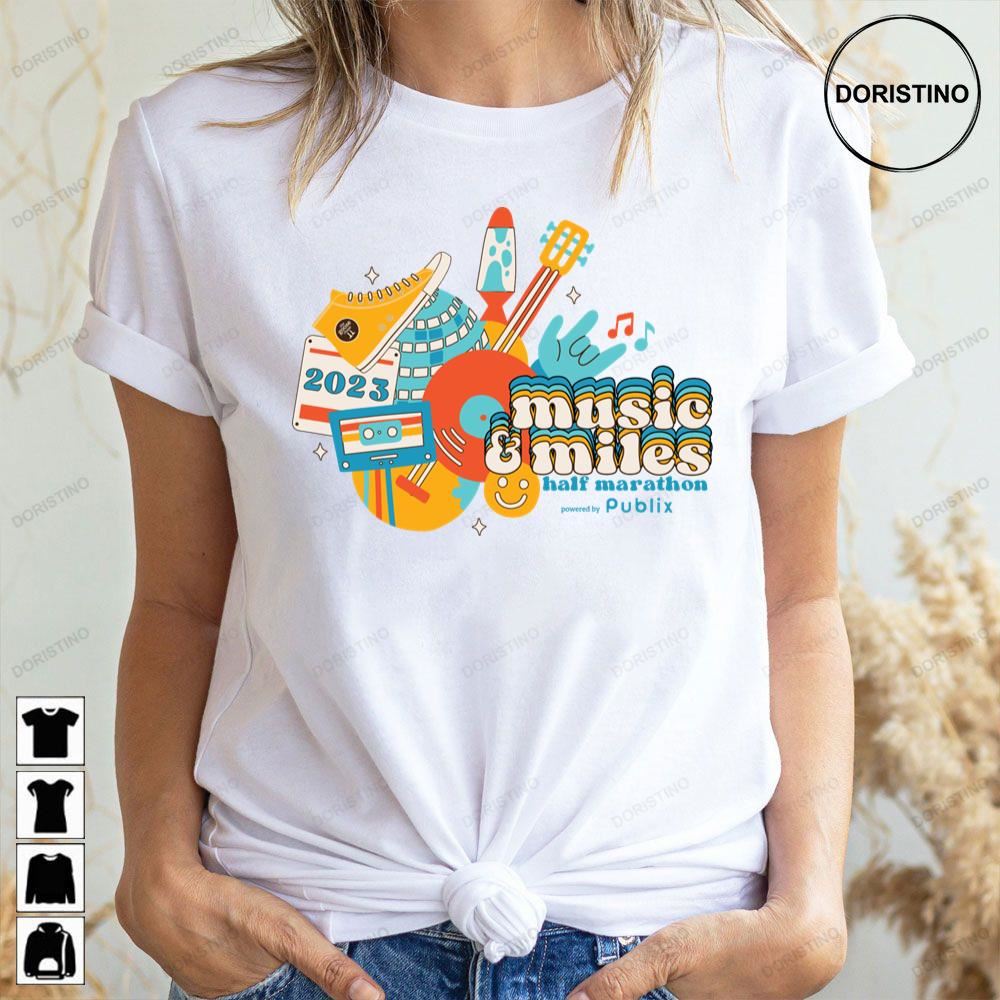 Music Miles Half Marathon 2023 Limited Edition T-shirts