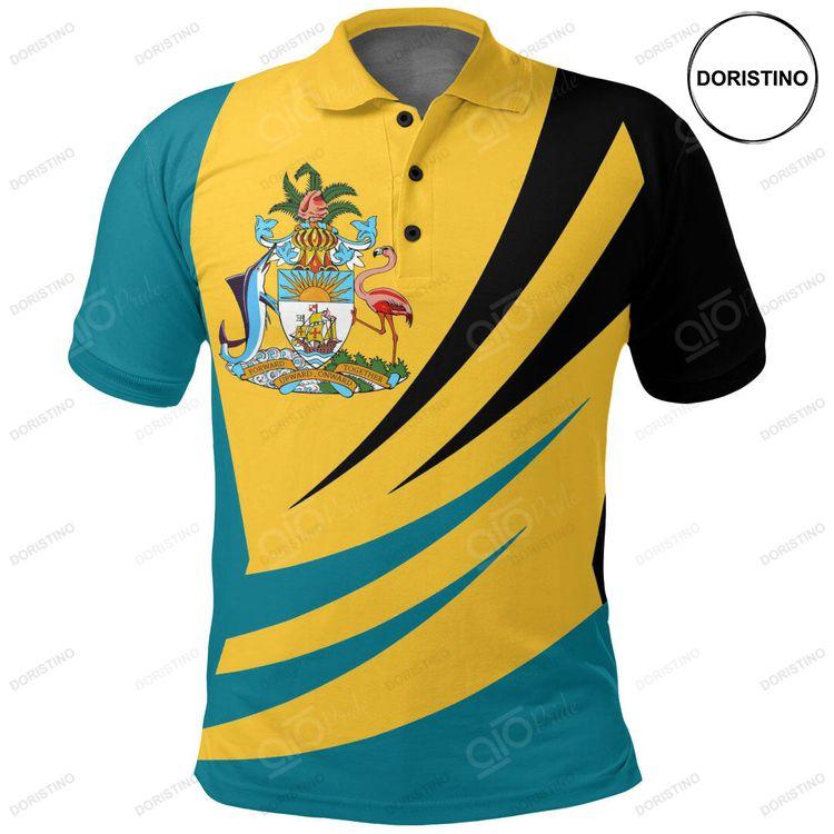 Bahamas Polo Shirt Bincjou Coat Of Arms Doristino Polo Shirt|Doristino Awesome Polo Shirt|Doristino Limited Edition Polo Shirt}