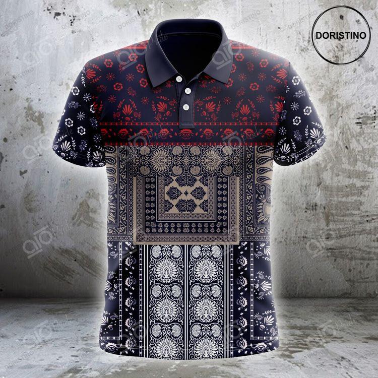 Bandana Patchwork Polo Shirt Doristino Polo Shirt|Doristino Awesome Polo Shirt|Doristino Limited Edition Polo Shirt}