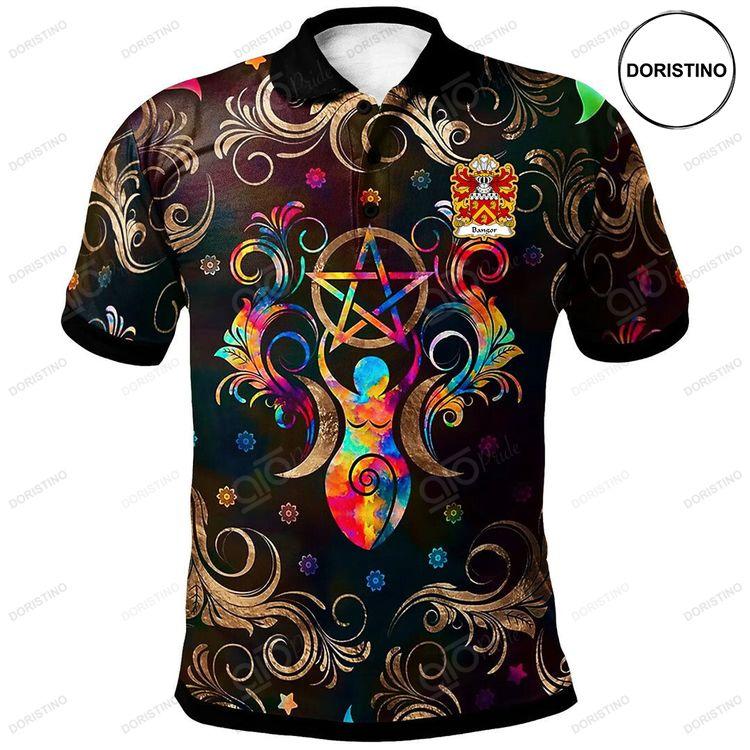 Bangor Ap Dafydd Bangor Welsh Family Crest Polo Shirt Triple Moon Goddess Doristino Polo Shirt|Doristino Awesome Polo Shirt|Doristino Limited Edition Polo Shirt}