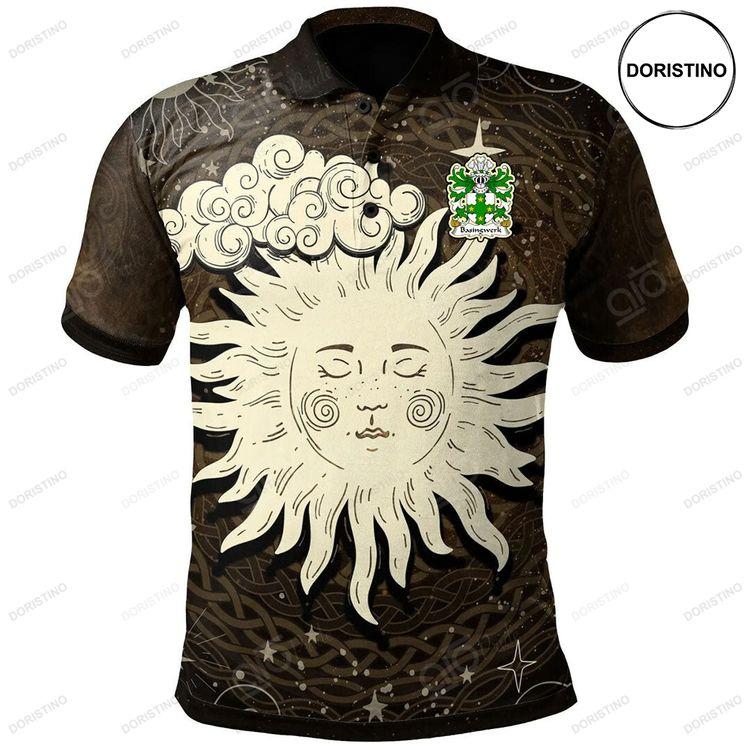 Basingwerk Abbey Flint Welsh Family Crest Polo Shirt Celtic Wicca Sun Moon Doristino Polo Shirt|Doristino Awesome Polo Shirt|Doristino Limited Edition Polo Shirt}