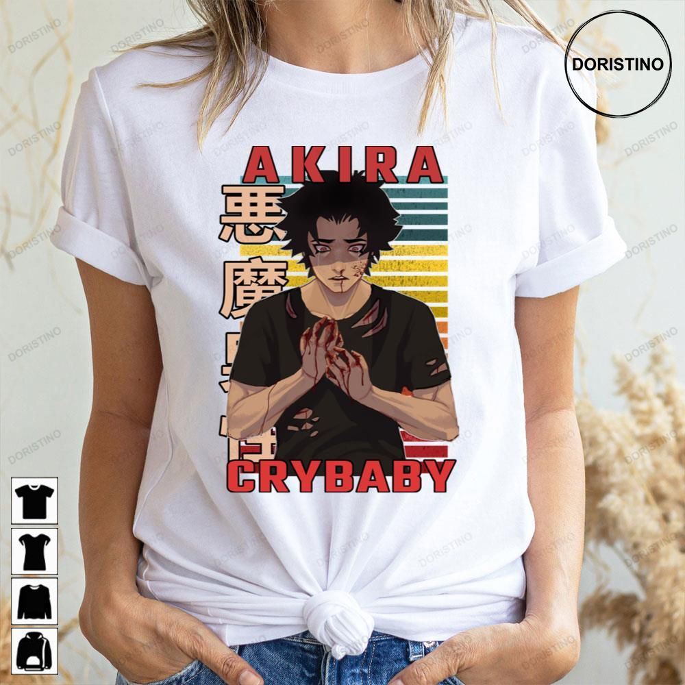 Akira Fudo Devilman Crybaby Anime Design Anime Limited Edition T-shirts