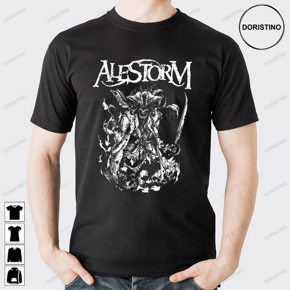 Alestorm Whtie Art Awesome Shirts
