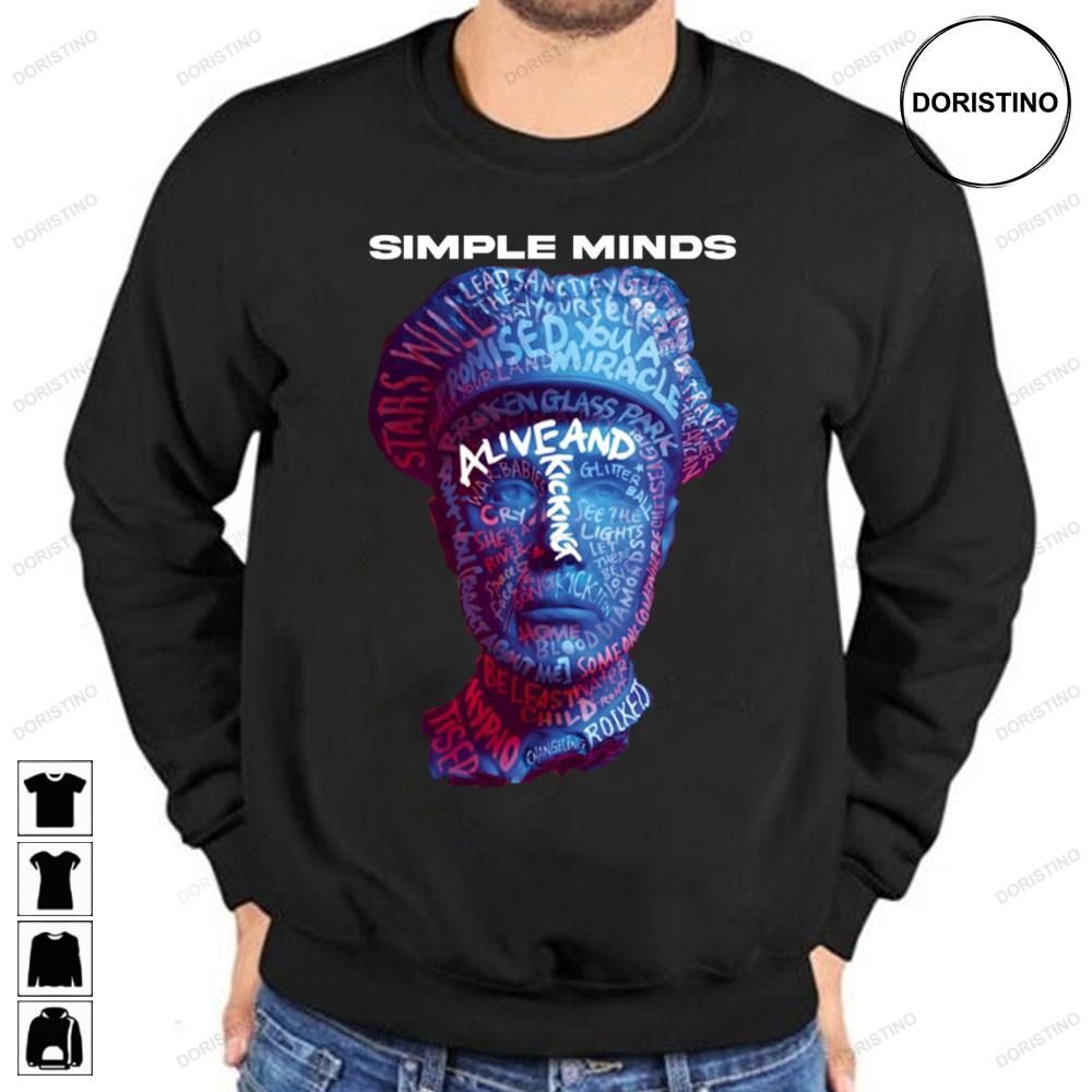 Alive And Kicking Simple Minds Band Awesome Shirts