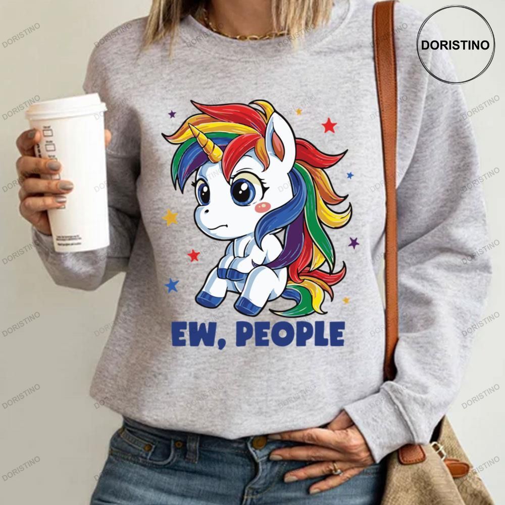 Ew People Funny Rainbow Unicorn Shirts