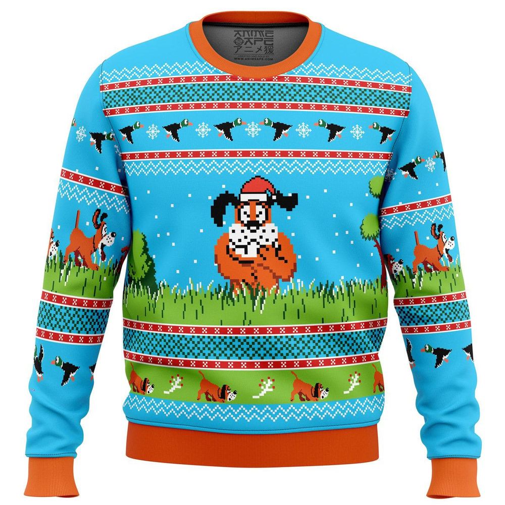 Duck Hunt Ugly Christmas Sweater