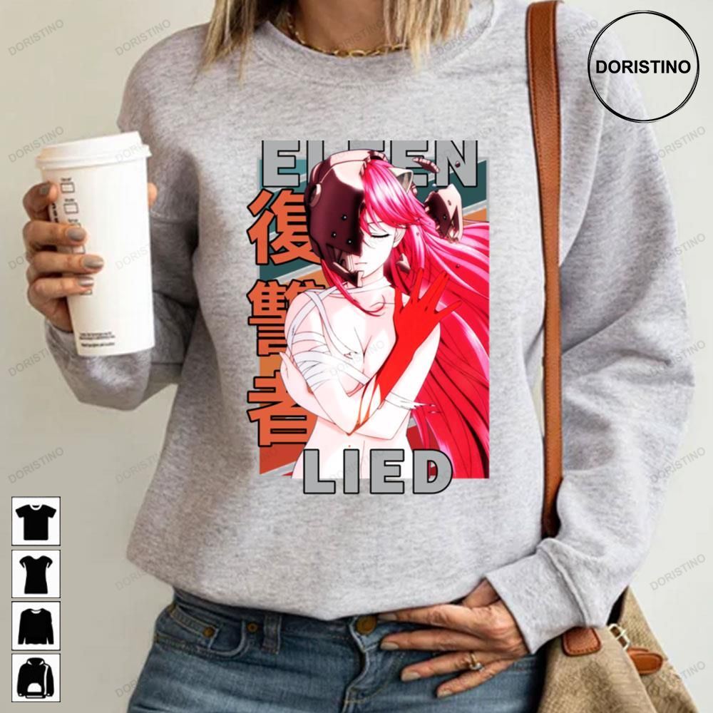 Kaede Lucy Elfen Lied Erufen Rito Vintage Color Limited Edition T-shirts