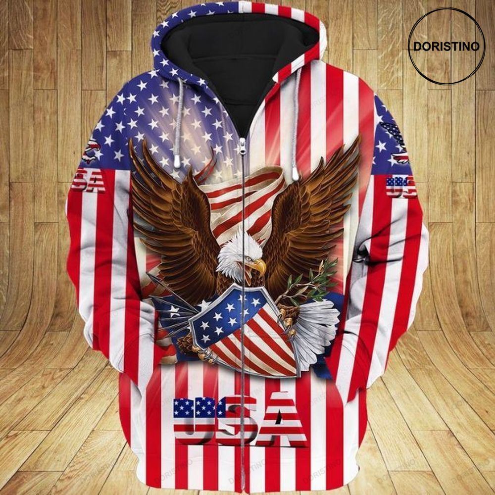 4th Of July Independence Day American Eagle 5 Limited Edition 3d Hoodie