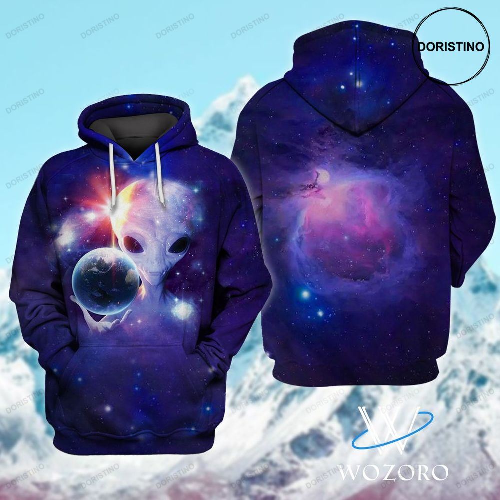 Alien Control The Planet All Over Print Hoodie