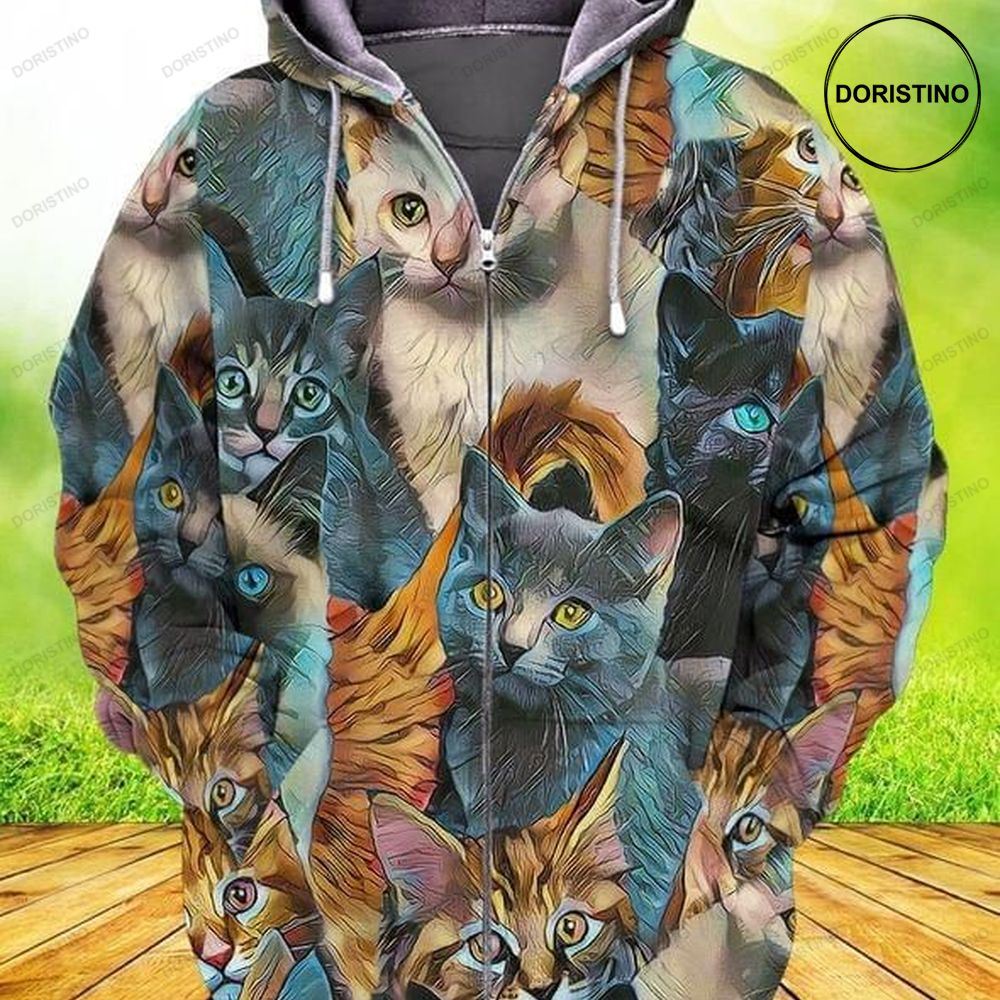 All Cats Animal Lovers 1 All Over Print Hoodie