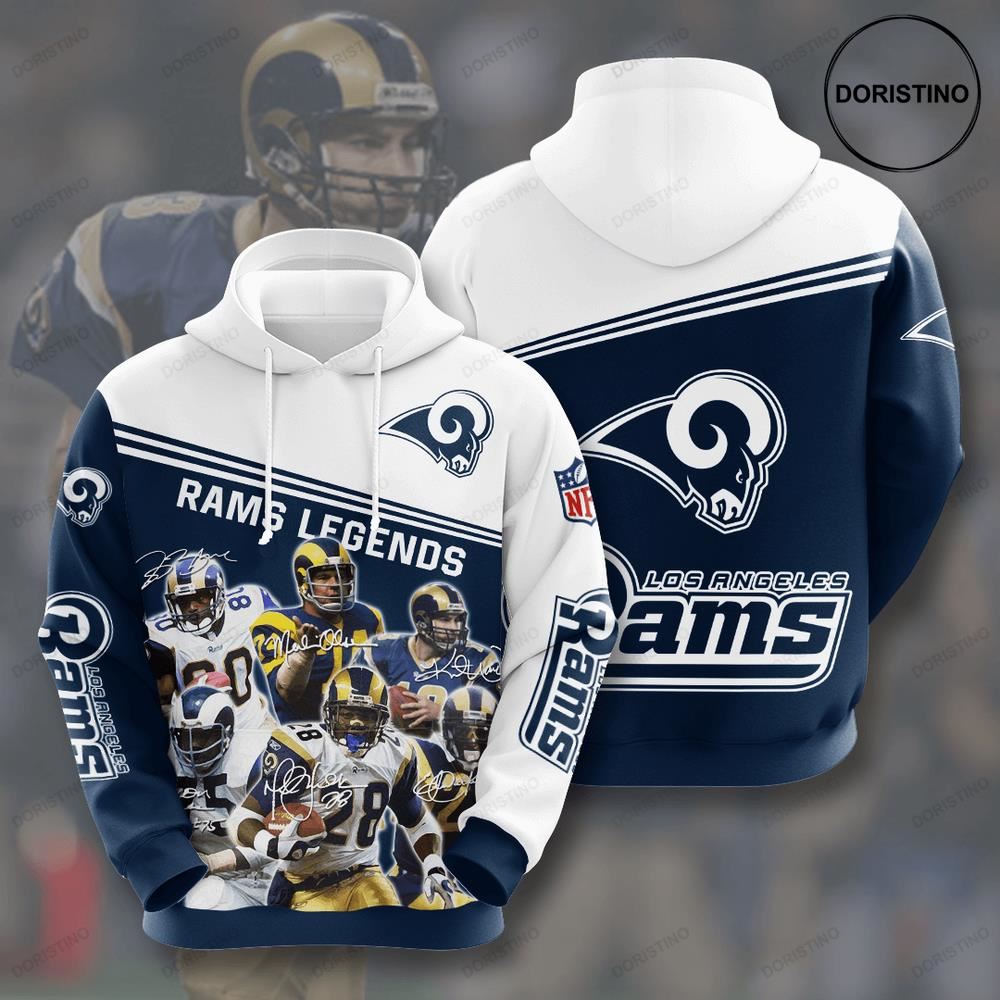 Los Angeles Rams All Over Print Hoodie