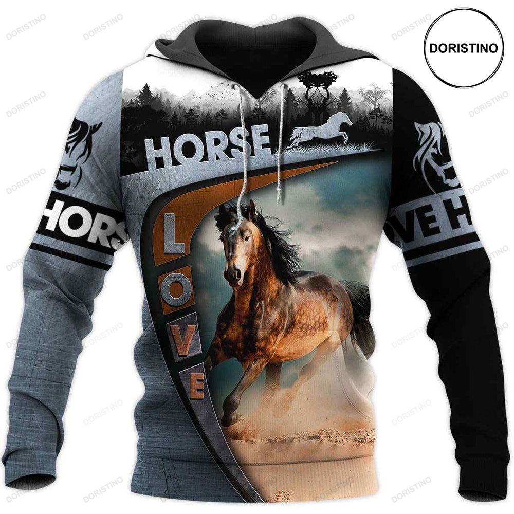 Love Horse Limited Edition 3d Hoodie
