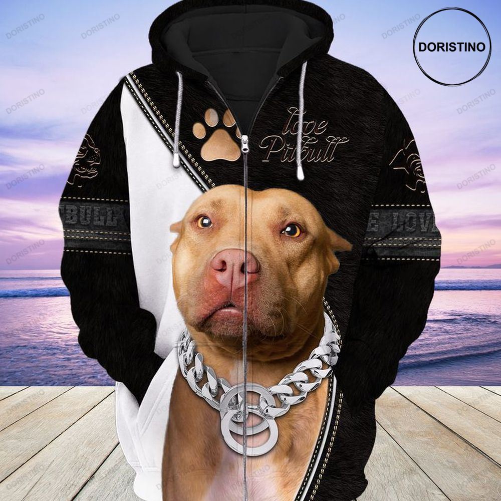 Love Pitbull Limited Edition 3d Hoodie