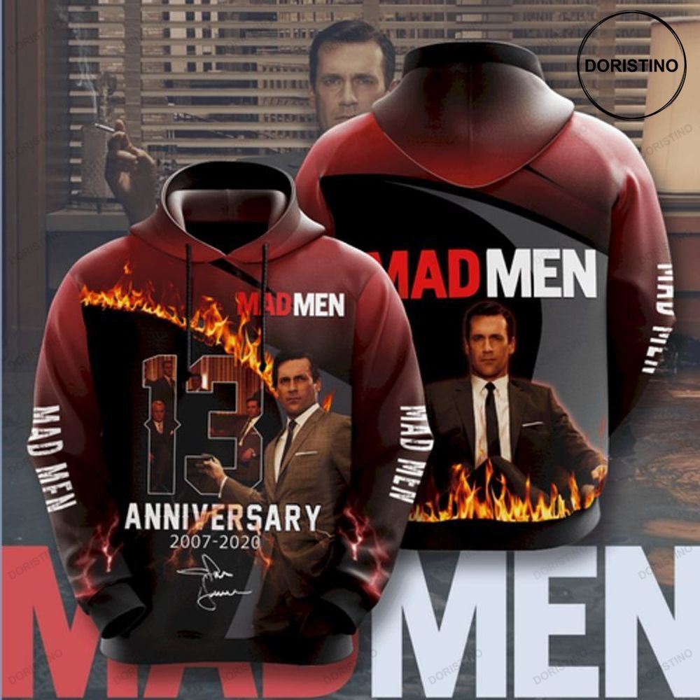 Madmen Signature 13th Anniversary Fire Ed Custom All Over Print Hoodie