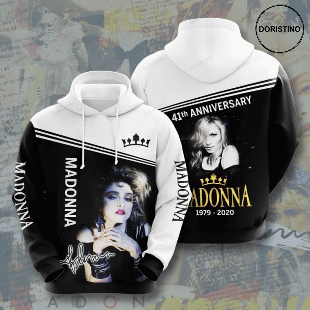 Madonna 41th Anniversary 1979 2020 Signature Design Gift For Fan Custom Ed Limited Edition 3d Hoodie