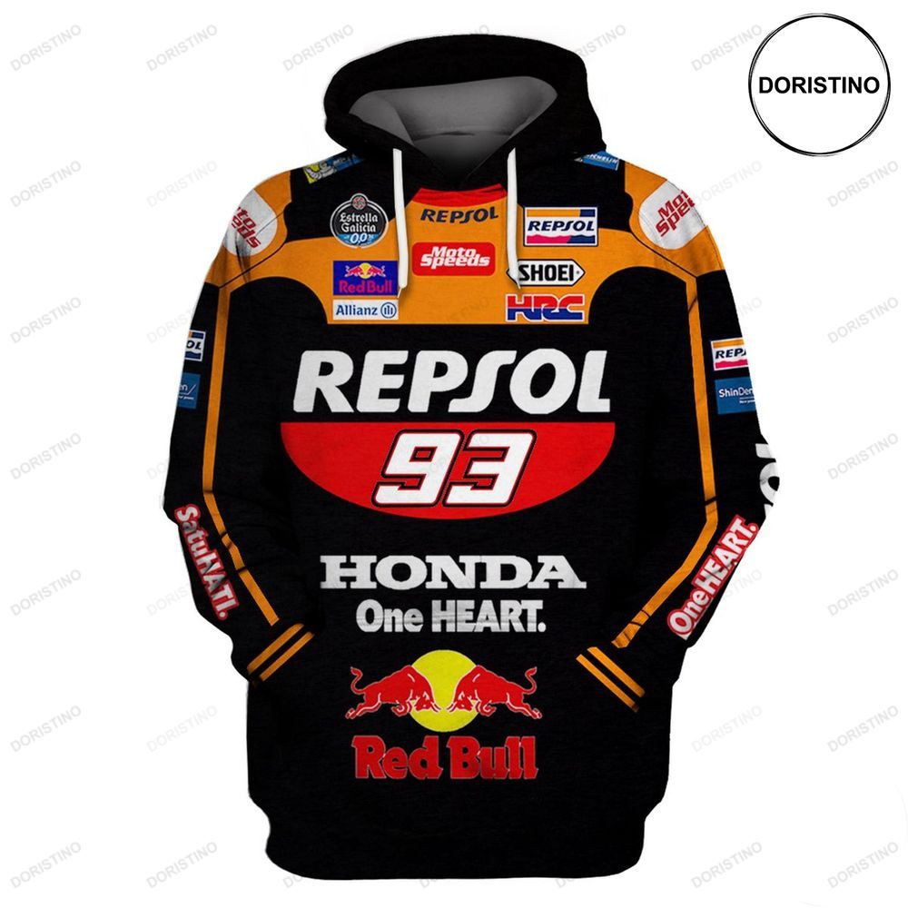 Marc Marquez Moto Gp Racing Gift For Moto Fans Awesome 3D Hoodie
