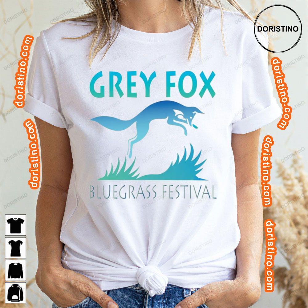 Art Grey Fox Bluegrass Festival 2024 Logo Tshirt