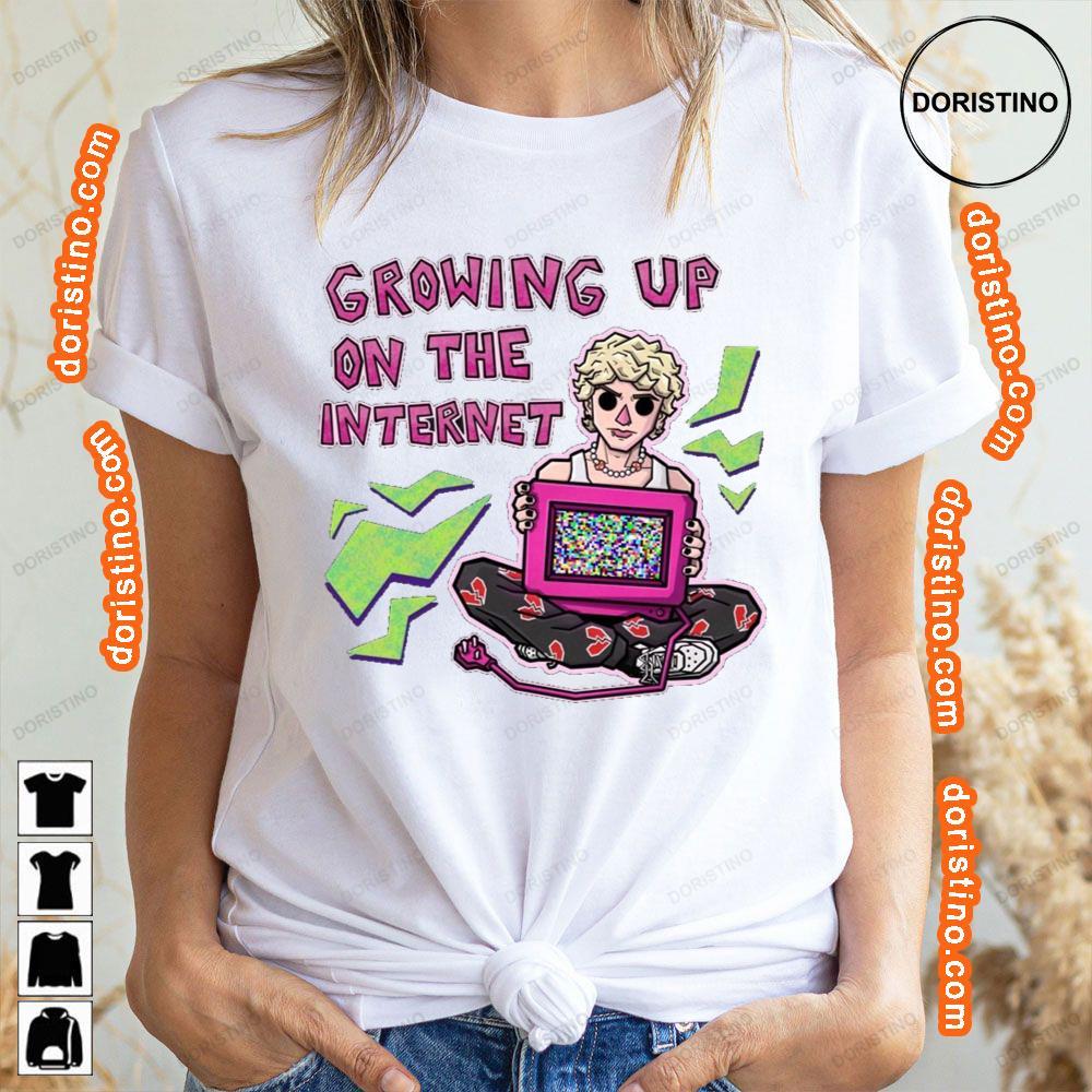 Art Noahfinnce Growing Up On The Internet Awesome Shirt