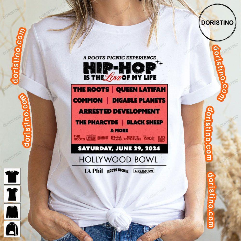 Art Roots Picnic Hiphop Is The Love Of My Life Tshirt